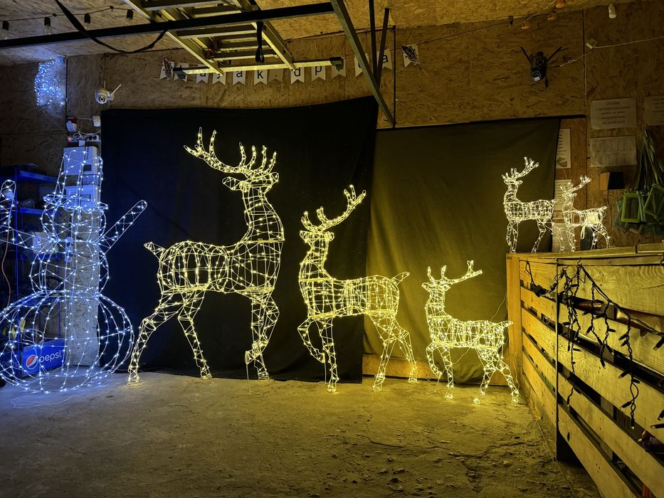 Найкраща новорічна фігура олень новорічный новогодний олень большой 3д