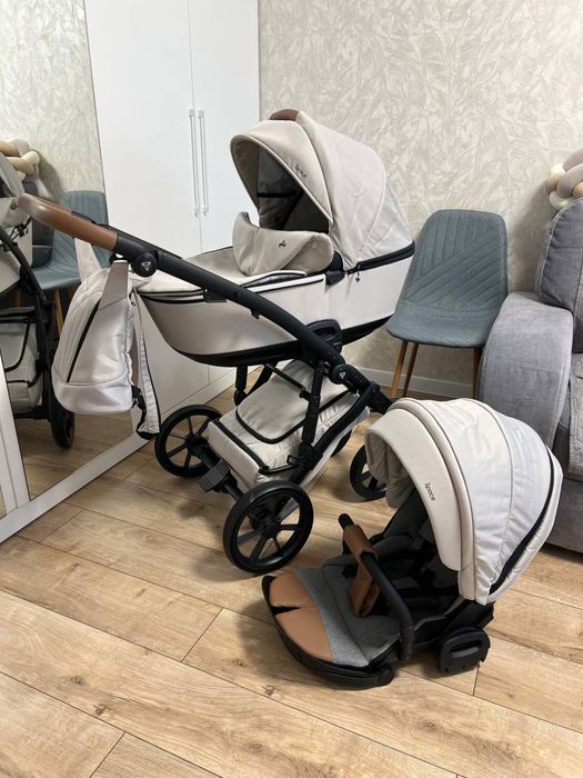 Коляска 2 в 1 Junama Space Beige 02, Візок дитячий, коляска