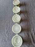 5 tacinhas individuais Tupperware