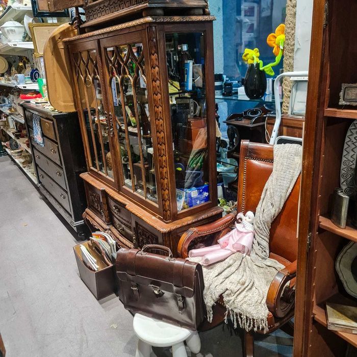 Pasta Executiva Vintage em Couro Castanho – Fecho Metálico