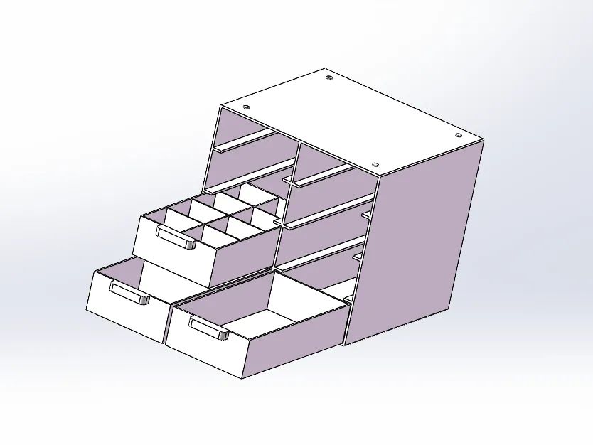 Gaveta Organizadora de Secretária