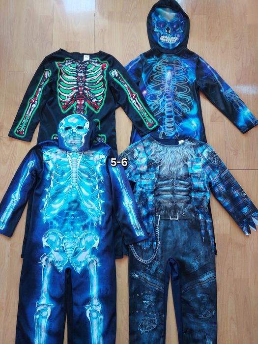 Костюм карнавальний скелет