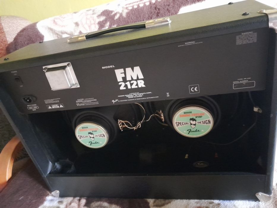 Wzmacniacz gitarowy fender 212r kombo piec