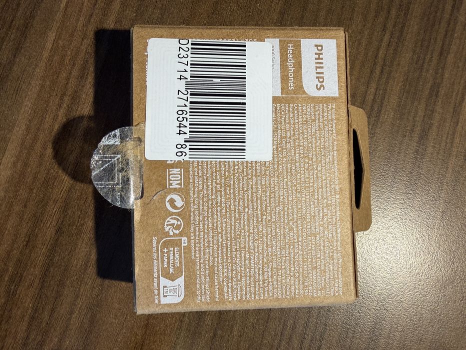 Słuchawki bezprzewodowe douszne philips TAT2139BK