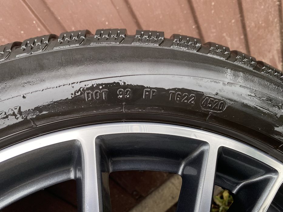 Kola zimowe 5x112 BMW 1 f40 17” czujniki opony 195/55