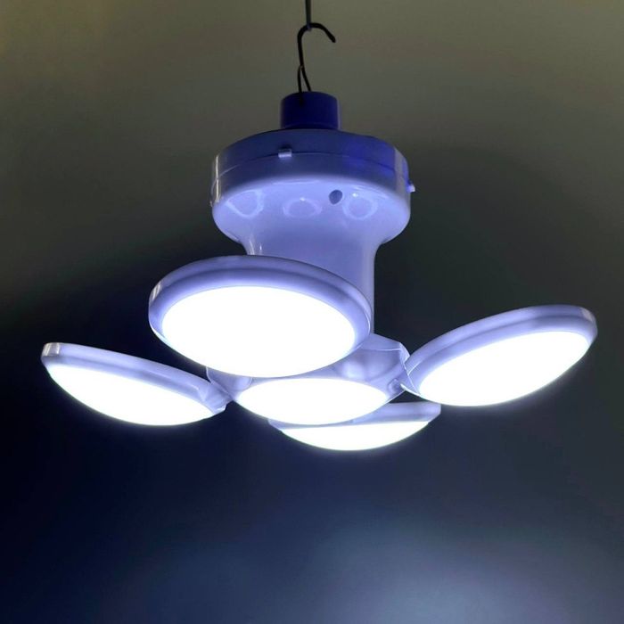 Лампа Розкладна Підвісна на акумуляторі з сонячною батареєю