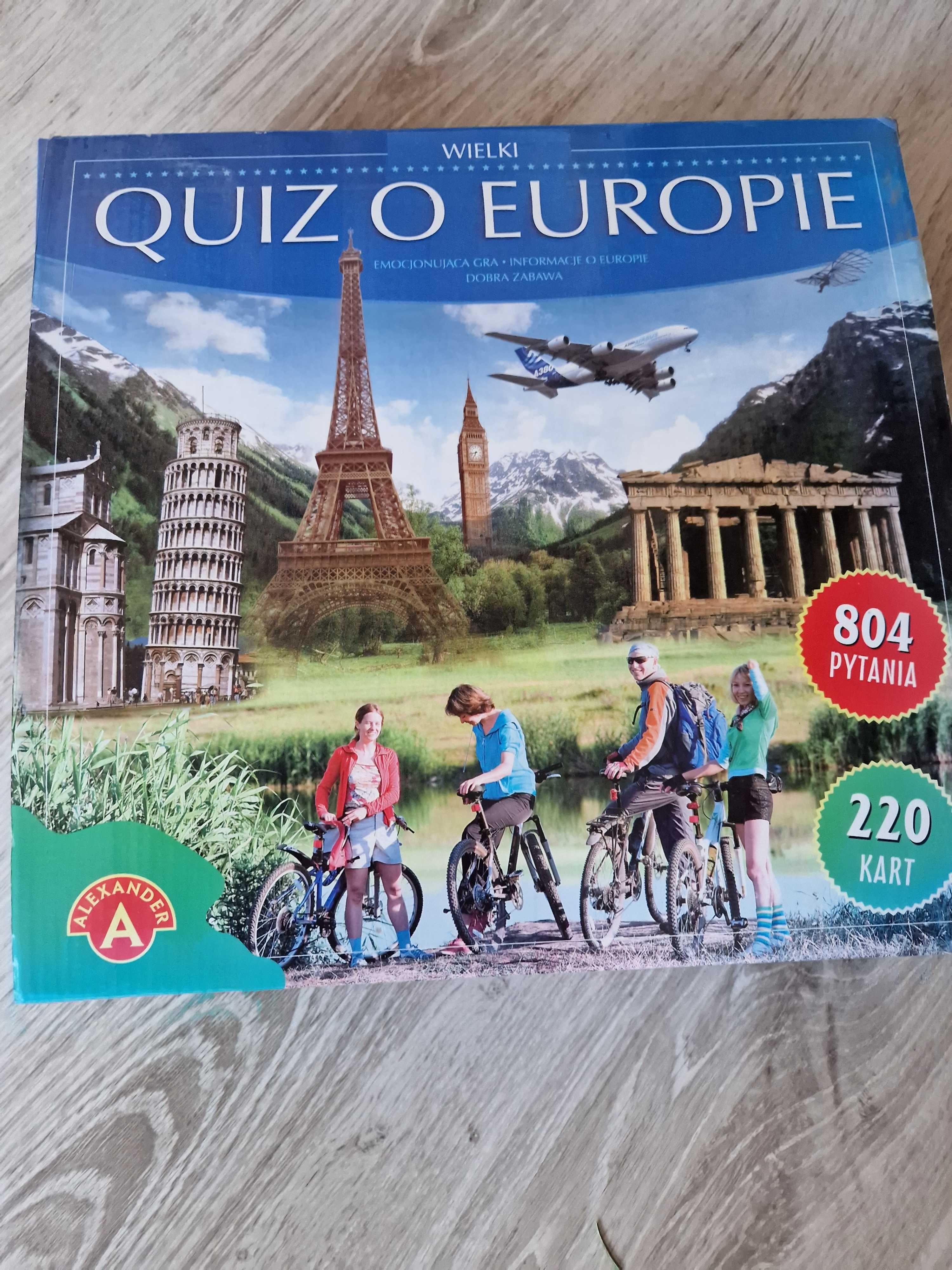 Gra edukacyjna Quiz o Europie