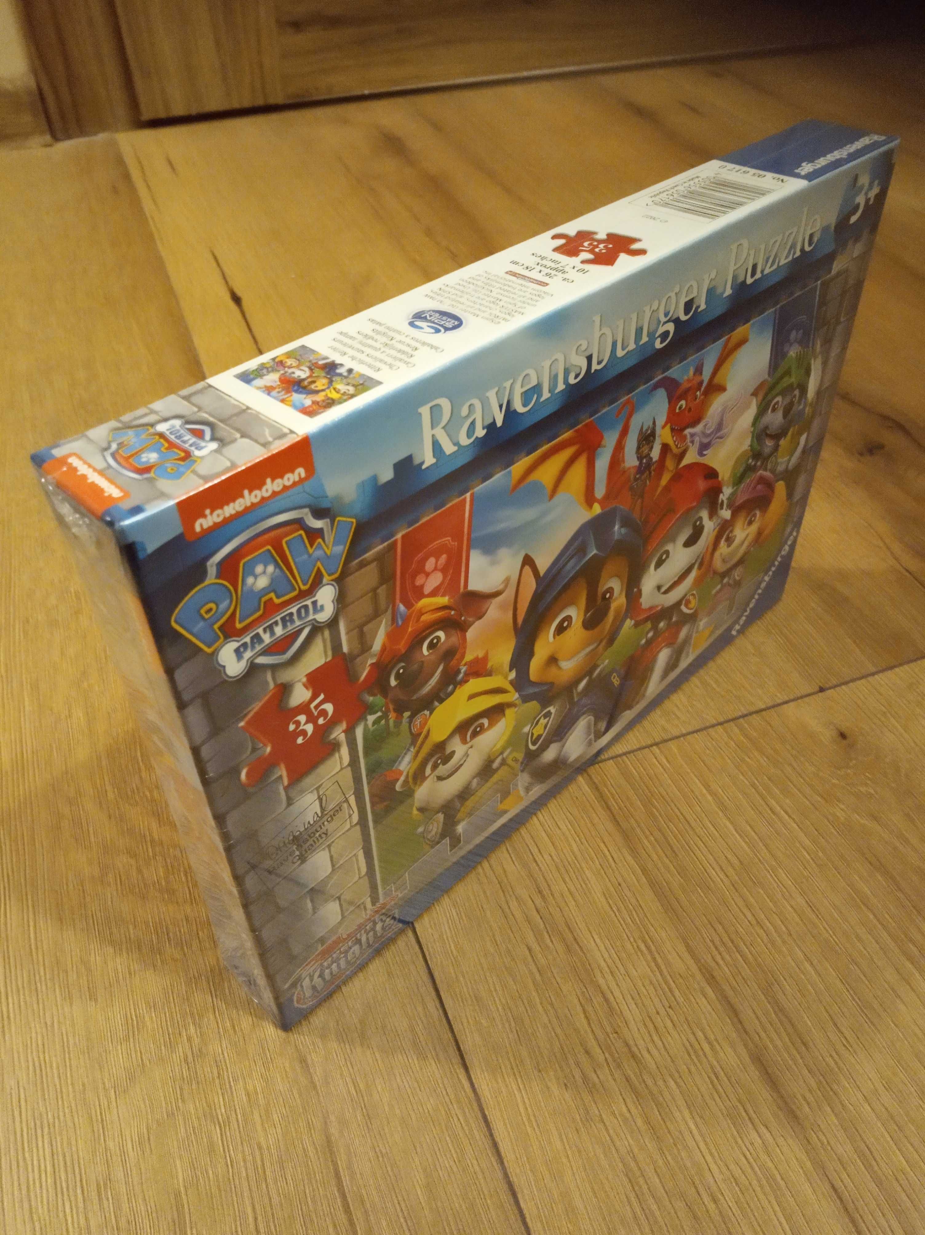Puzzle Ravensburger  Psi Patrol Rycerze 35el