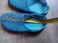 Klapki crocsy niebieskie wkładka 19, 5 cm rozmiar 33/34