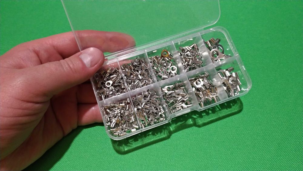 Набор клемм наконечников для провода наконечник кольцевой трубчатый