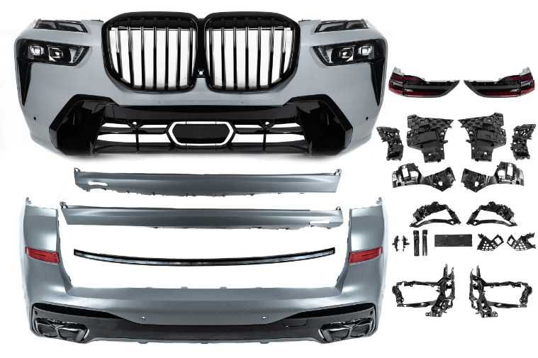 Рестайлинг M60i LCI 2023+ для BMW X7 G07 (2018-2023) фары, фонари