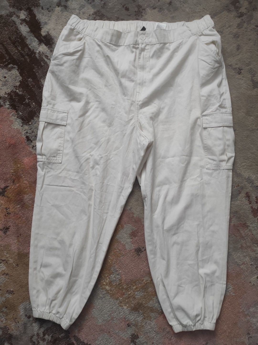 женские хлопковые штаны карго divided by h&m 54/56