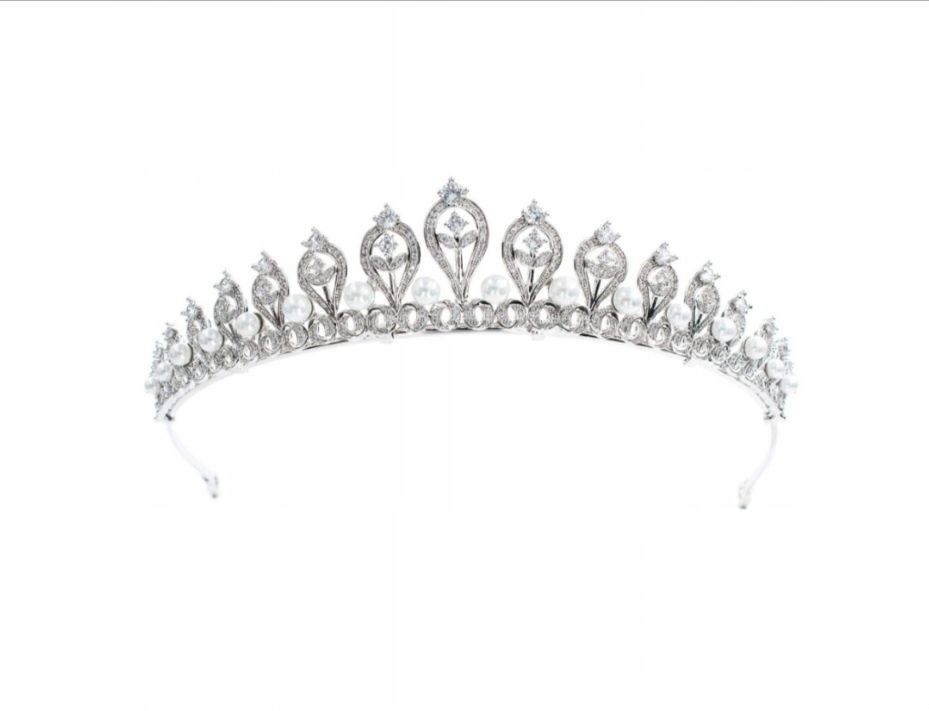 Ozdoba ślubna Tiara Diadem