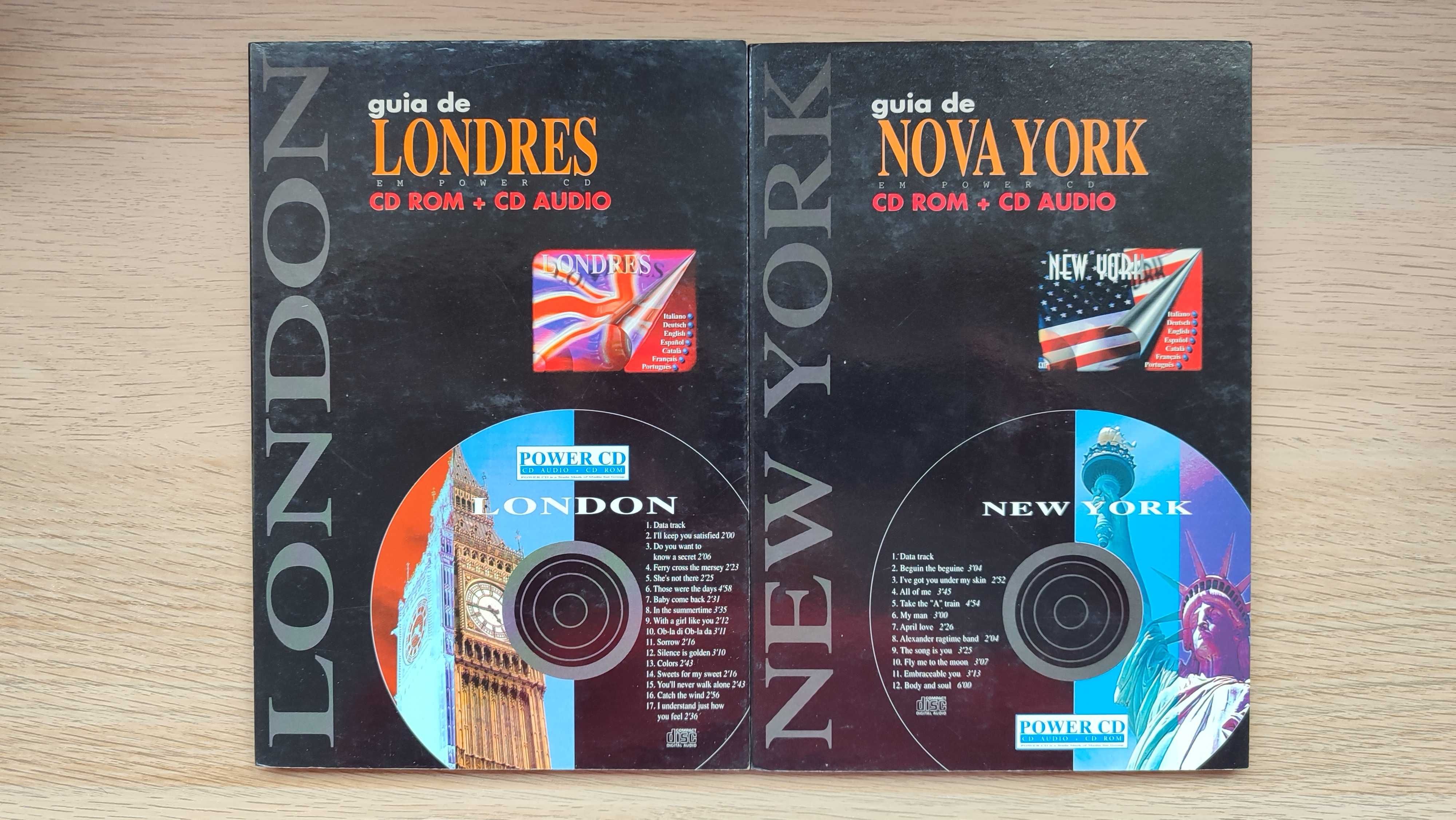 Guias de New York e Londres (CD ROM + CD áudio)