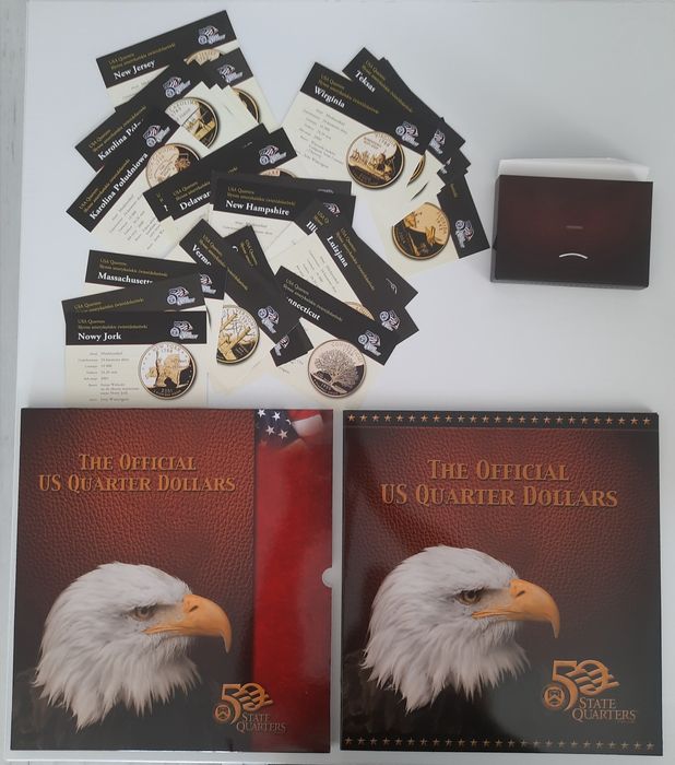 Amerykańskie ćwierćdolarówki