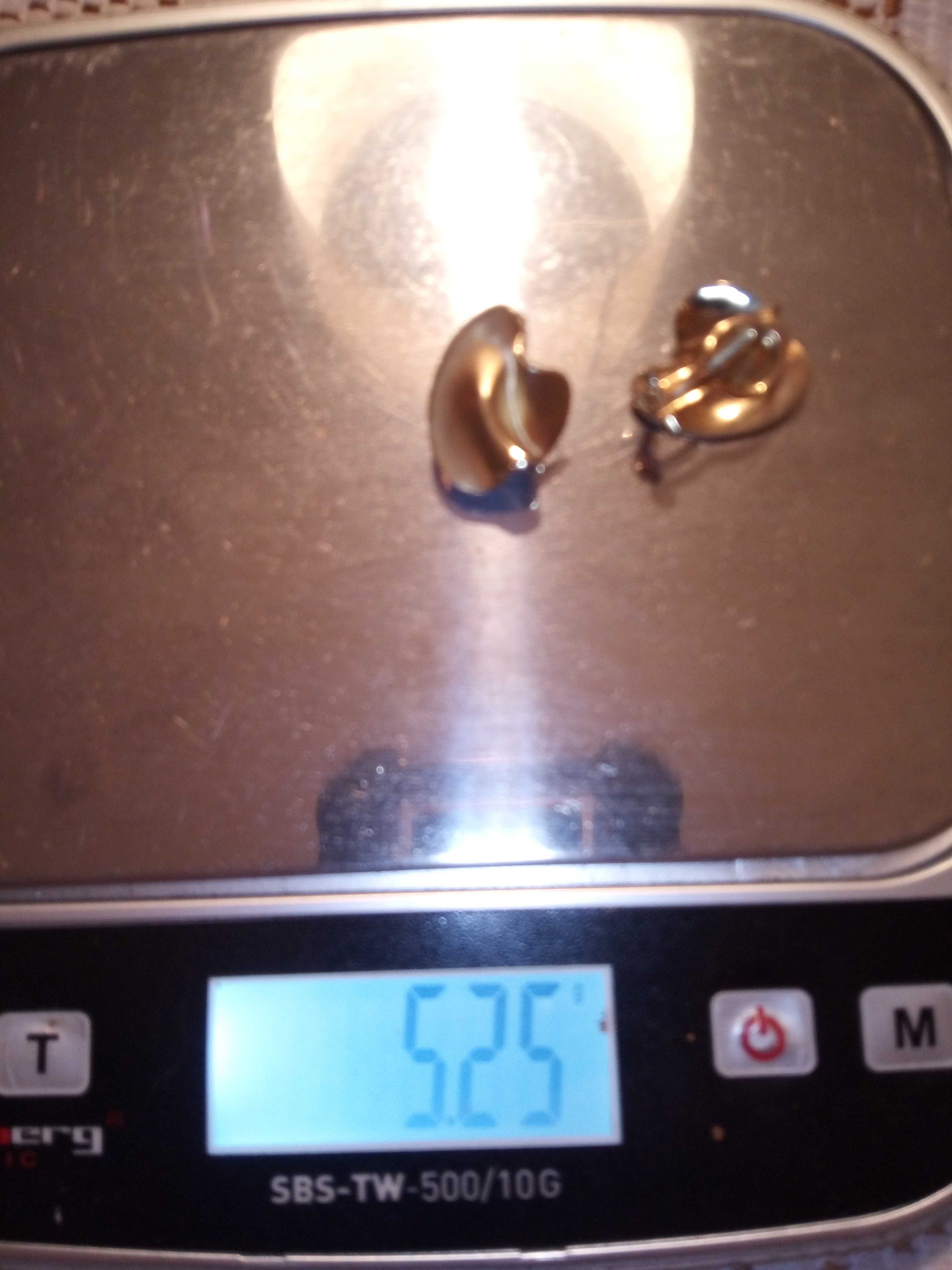 Złote Klipsy 333 8k 5,25gr