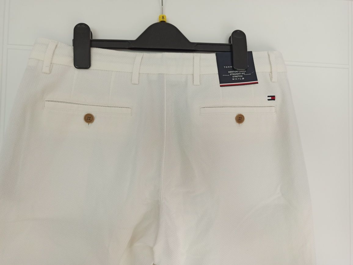 Męskie spodnie TOMMY HILFIGER Denton Chino straight fit stretch