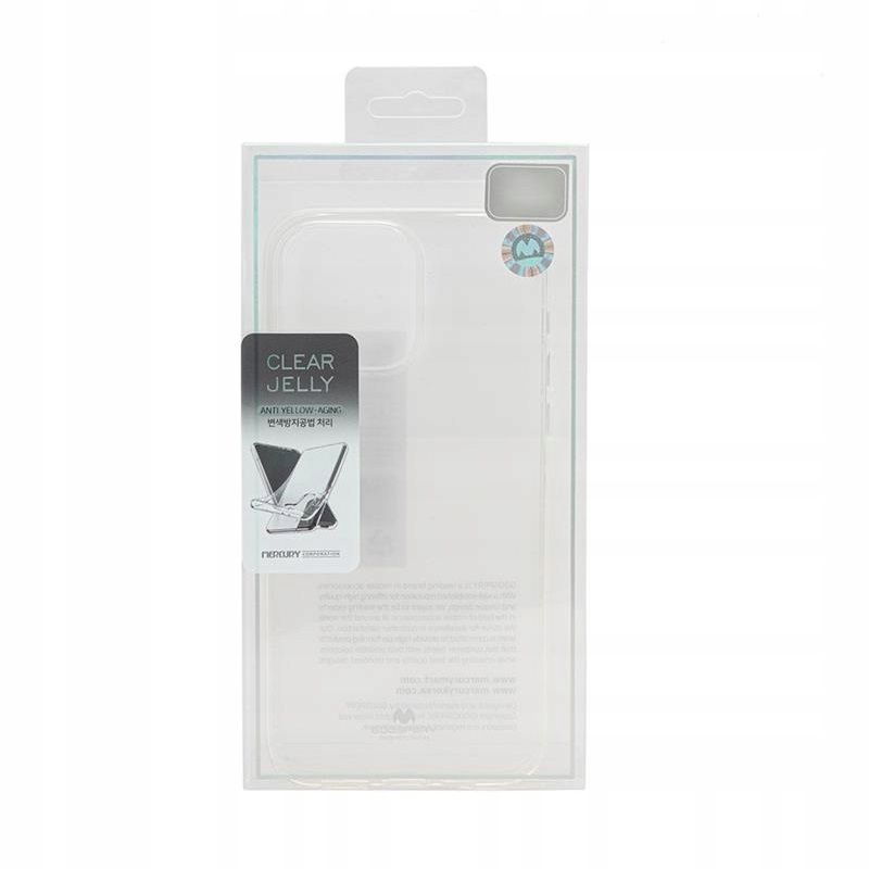 Etui Mercury Jelly Case Obudowa Do Iphone 16 Pro Max Anti Yellow Clear