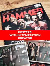Metal Hammer 4/2014 - Luxtorpeda, Plakaty: Within Temptation, Kreator
