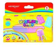 Modelina 30 g pastel 6 kolorów. Keyroad. Nowy Produkt