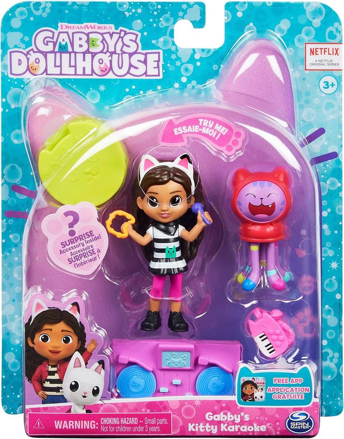 Gabby´s Dollhouse, Kitty Karaoke. Лялька Габбі та Кітті в карооке