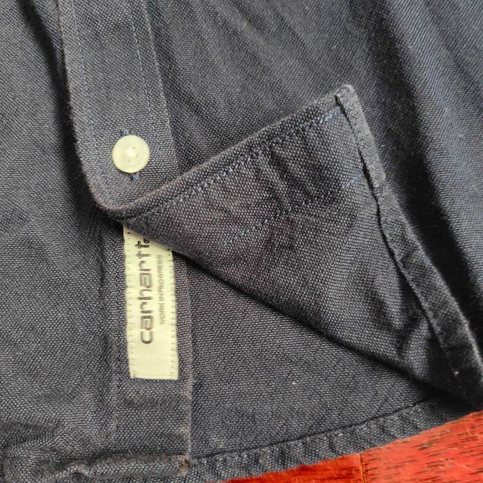 Camisa Carhartt manga comprida Azul Escurro S