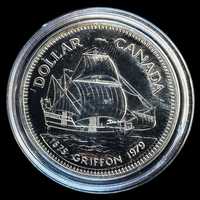 Moeda de 1 Dollar - 1979 - Canadá - Griffon (Prata)