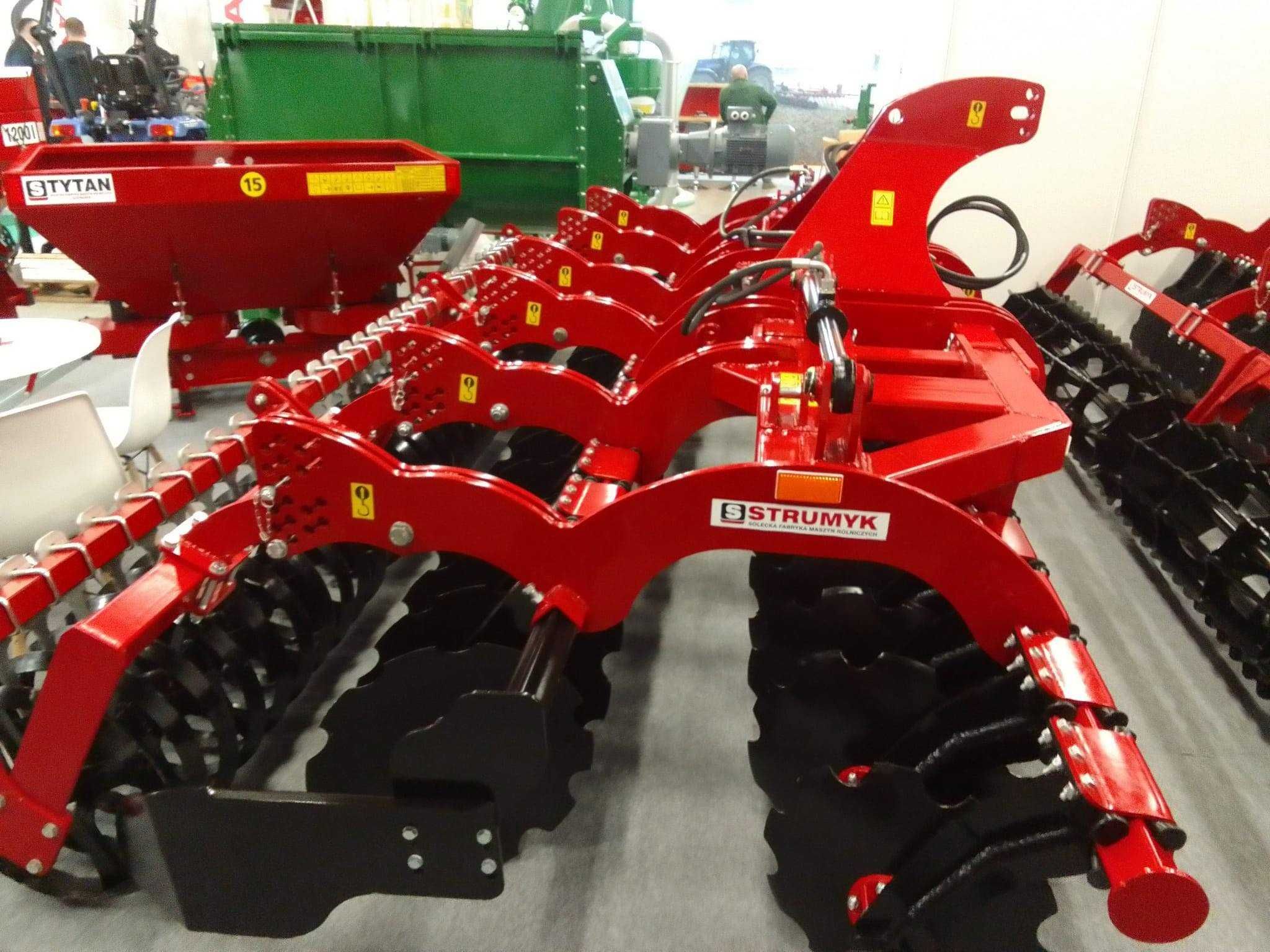 Brona talerzowa hydrauliczna 4m 4,5m 5m Strumyk transport TIGER II