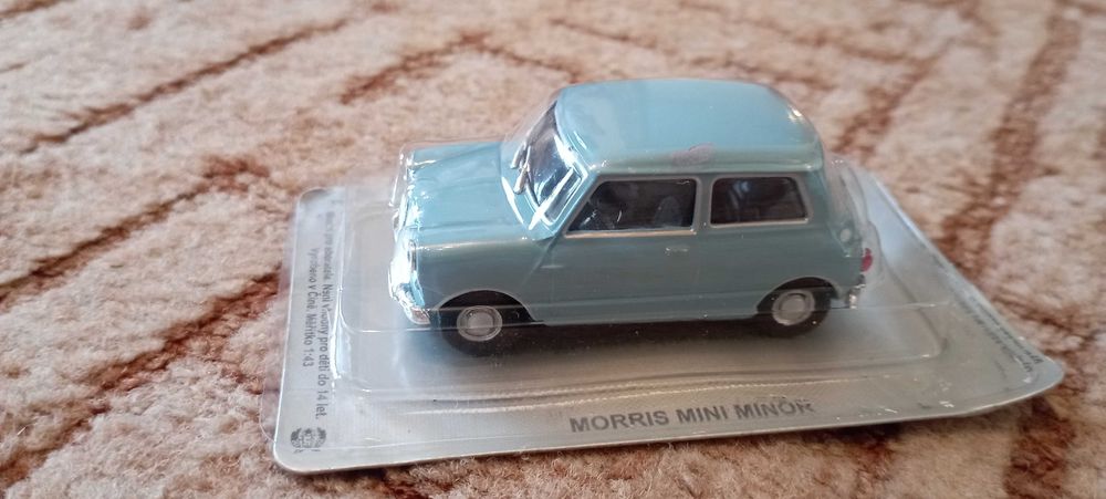 Model samochodu marki Morris Mini Minor.