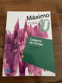 Manual matematica A (Máximo) 10 ano- caderno de fichas