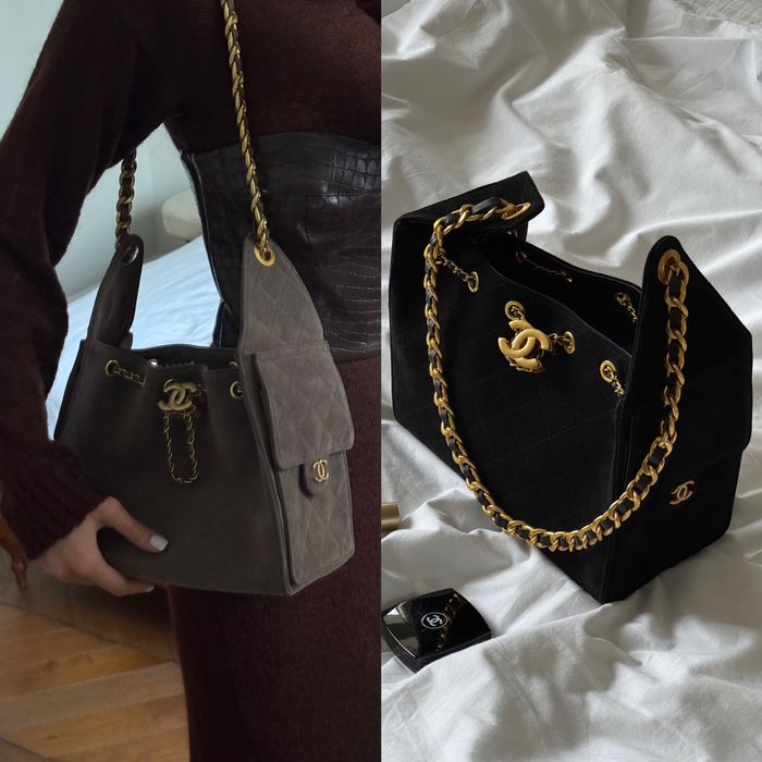 Сумка Chanel замшева