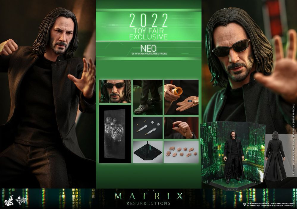 Фигурка 1/6 hot toys mms 657 THE MATRIX RESURRECTIONS – NEO