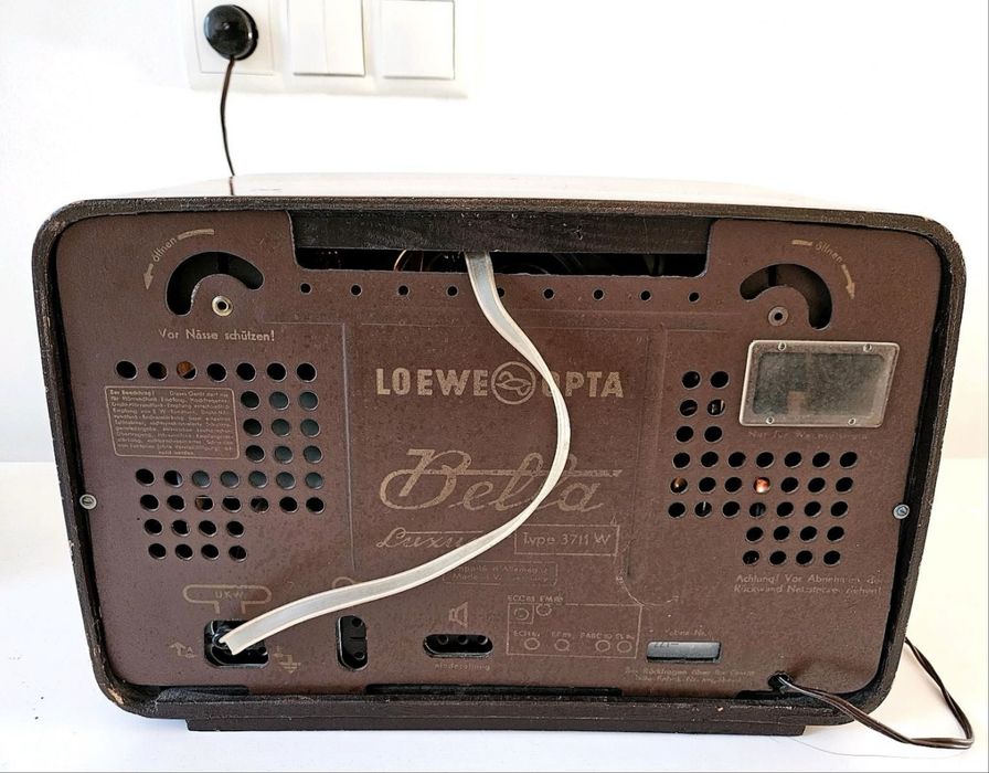 Radio Lampowe Löwe Loewe Opta Bella Luxus 3711W Antyk Vintage