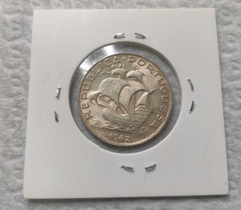 Moeda de 5$ 1942 - Bela/Soberba