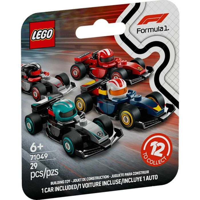 Lego Formula 1 Kolekcjonerskie Bolidy F1 Losowy Pojazd 71049