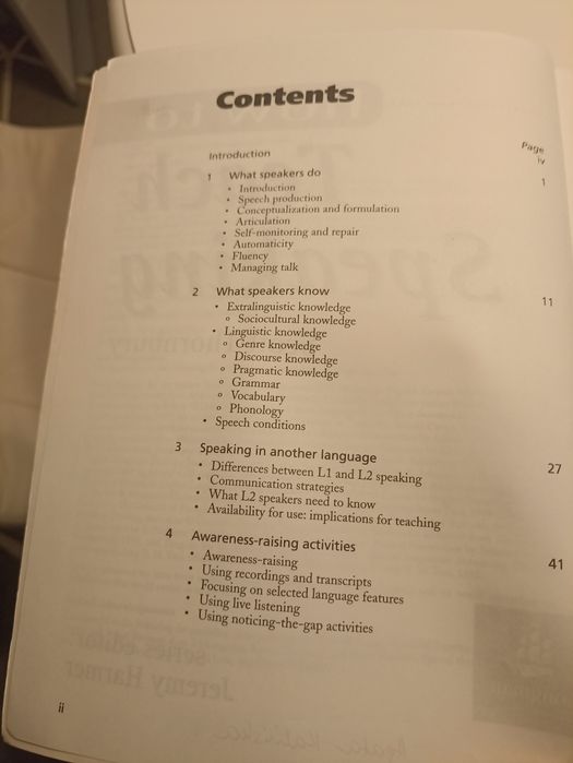 How to teach speaking Thornbury