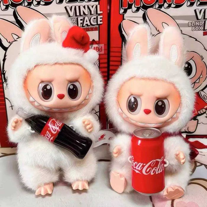 Labubu COCA COLA THE MONSTER Maskotka Lalka Brelok Figurka