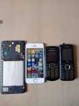 IPhone, 2 Samsung , Lg