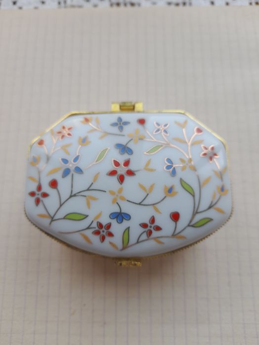 Шкатулка винтаж фарфор