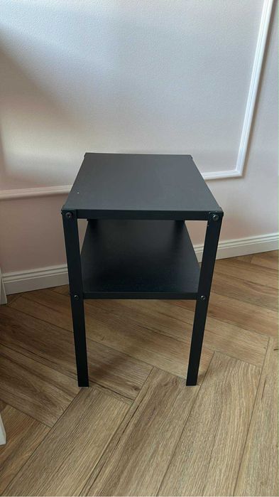 Ikea stolik nocny / pomocniczy czarny KNARREVIK 2 sztuki