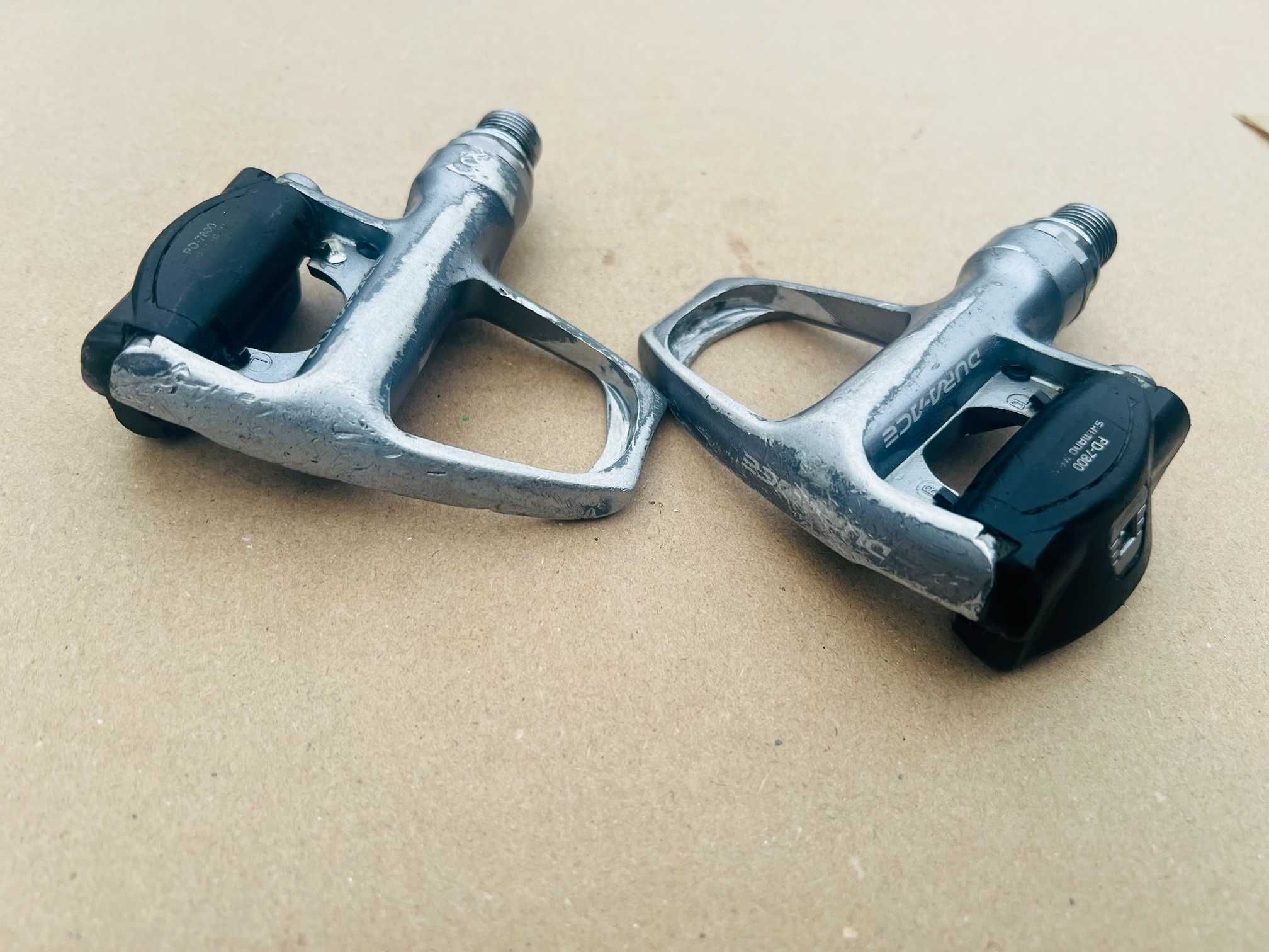 Pedały Zatrzaskowe SPD SL SHIMANO DURA-ACE PD-7800 bloki 105 ULTEGRA