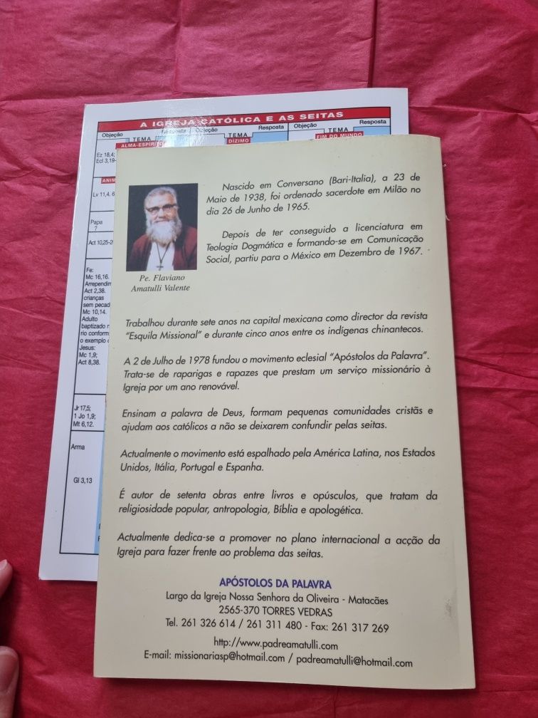 A igreja católica e as seitas , perguntas e respostas