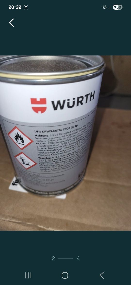 WURTH farba cynkowa ZINK 300