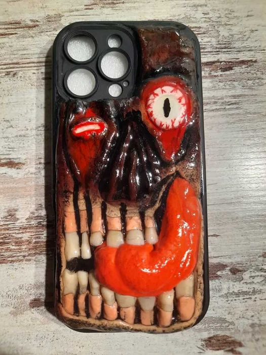 Моя ручная работа - 3D бампер для Apple iPhone for 16 pro max.