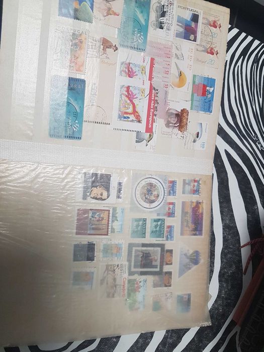 Colecção de selos antigos