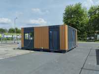 Pawilon handlowy 36 m2 kontener biuro