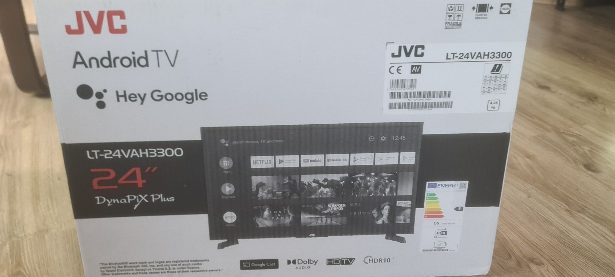 Nowy telewizor JVC Android TV 24''