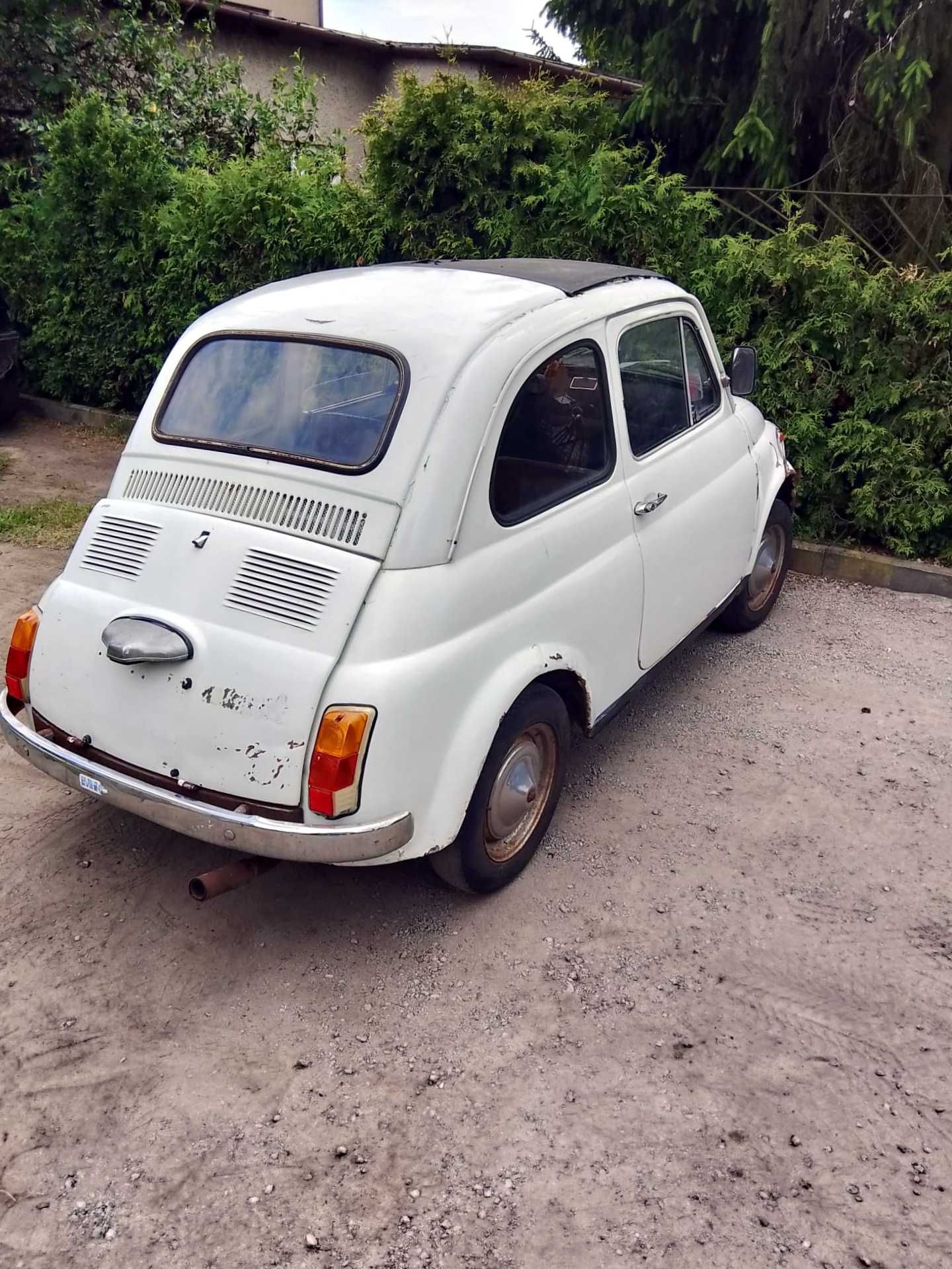 Fiat 500F, rok 1969 - z kompletem dokumentów.