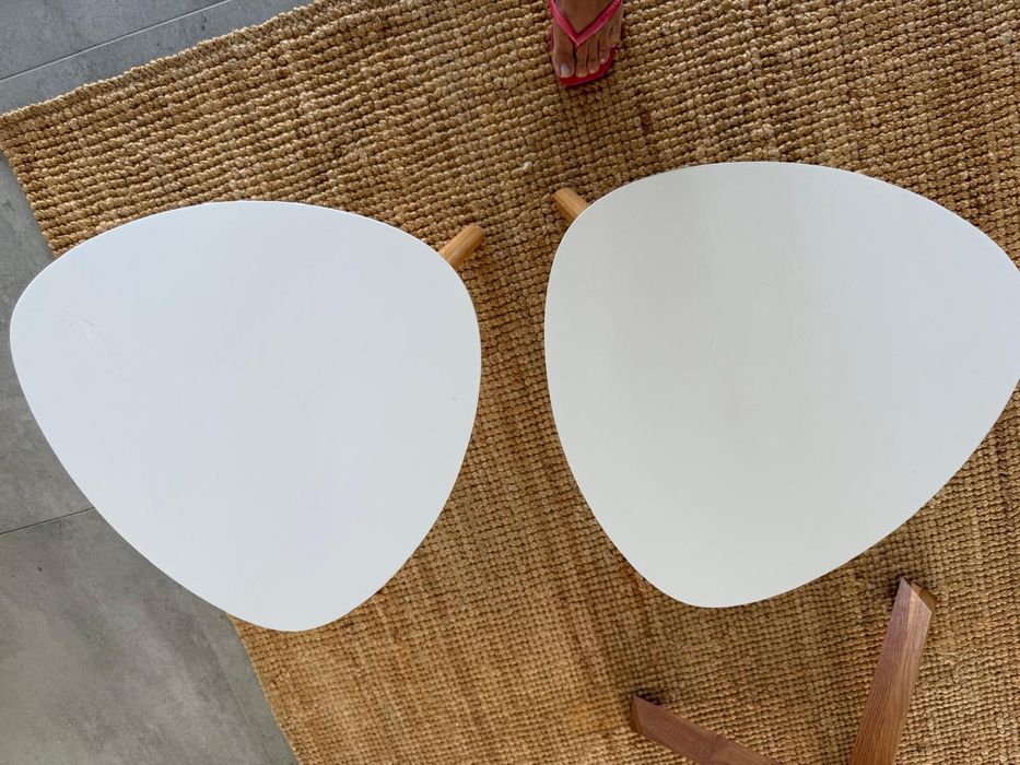 Mesa de apoio branca