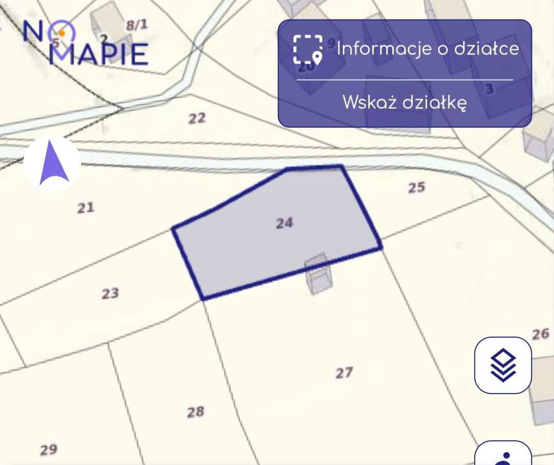 Działka widokowa z warunkami zabudowy